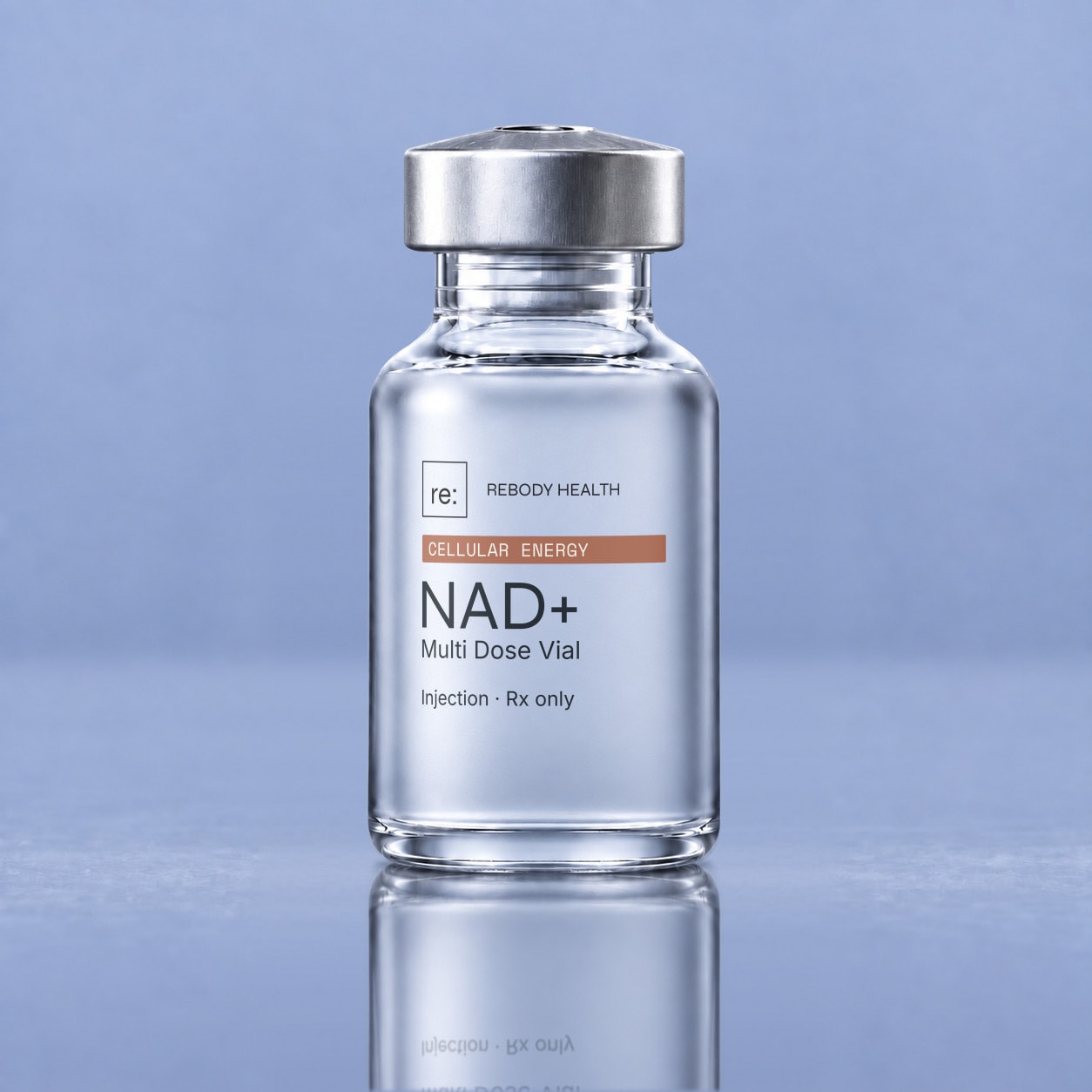 NAD+ injection vial.